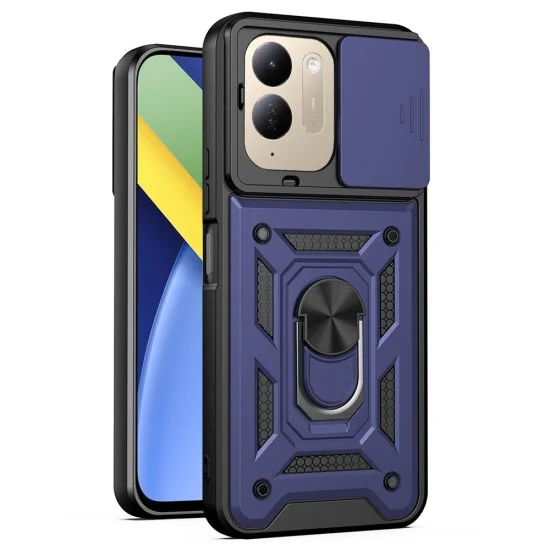 Калъф за телефон за Xiaomi Poco C95 Pro 4G CamShield Series - Techsuit - Син