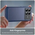 Калъф за телефон за Xiaomi Poco F9 Pro Carbon Silicone - Techsuit - Син