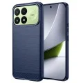 Калъф за телефон за Xiaomi Poco F9 Pro Carbon Silicone - Techsuit - Син