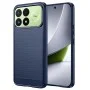 Калъф за телефон за Xiaomi Poco F9 Pro Carbon Silicone - Techsuit - Син