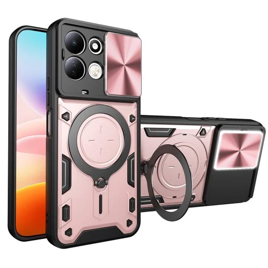 Калъф за телефон за Xiaomi Redmi 17 4G / Redmi 17 5G CamGuard Pro - Techsuit - Розово злато