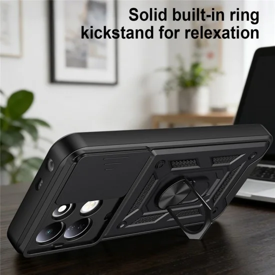Калъф за телефон за Xiaomi Redmi 17 4G / Redmi 17 5G CamShield Series - Techsuit - Розово злато