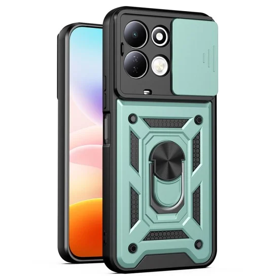 Калъф за телефон за Xiaomi Redmi 17 4G / Redmi 17 5G CamShield Series - Techsuit - Зелен