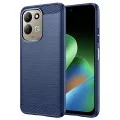 Калъф за телефон за Xiaomi Redmi 17 4G / Redmi 17 5G Carbon Silicone - Techsuit - Син