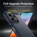 Калъф за телефон за Xiaomi Redmi 17 4G / Redmi 17 5G Carbon Silicone - Techsuit - Син