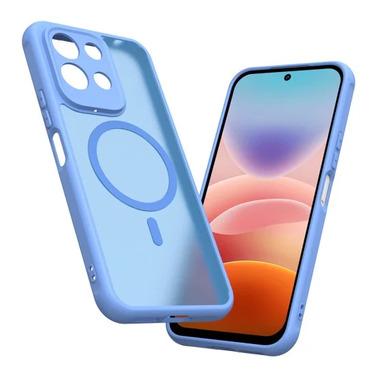 Калъф за телефон за Xiaomi Redmi 17 4G / Redmi 17 5G HaloFrost II MagSafe - Techsuit - Небесносин