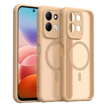 Калъф за телефон за Xiaomi Redmi 17 4G / Redmi 17 5G HaloFrost II MagSafe - Techsuit - Златист