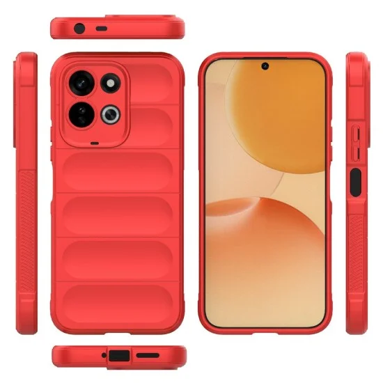 Калъф за телефон за Xiaomi Redmi 17 4G / Redmi 17 5G Magic Shield - Techsuit - Червен