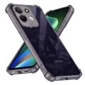 Калъф за телефон за Xiaomi Redmi 17 4G / Redmi 17 5G Shockproof Clear Silicone - Techsuit - Опушено черен