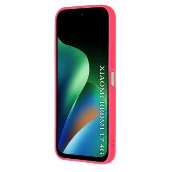 Калъф за телефон за Xiaomi Redmi 17 4G / Redmi 17 5G SoftFlex - Techsuit - Яркорозов