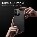 Калъф за телефон за Xiaomi Redmi 17C 5G Carbon Silicone - Techsuit - Син