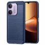 Калъф за телефон за Xiaomi Redmi 17C 5G Carbon Silicone - Techsuit - Син