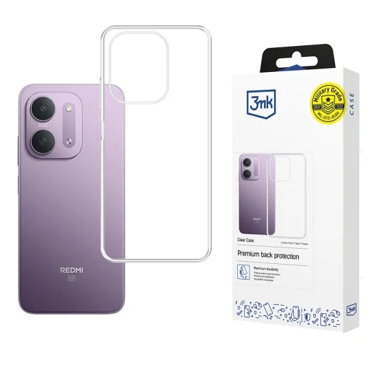 Калъф за телефон за Xiaomi Redmi 17C 5G Clear Case - 3mk - Прозрачен