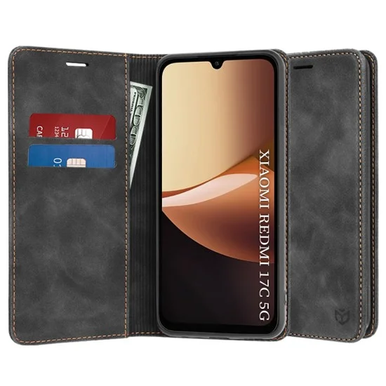 Калъф за телефон за Xiaomi Redmi 17C 5G Confy Cover - Techsuit - Черен