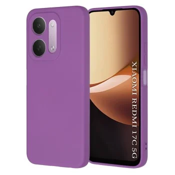 Калъф за телефон за Xiaomi Redmi 17C 5G SoftFlex - Techsuit - Лилав