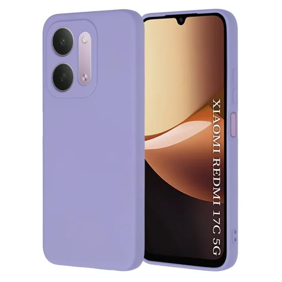 Калъф за телефон за Xiaomi Redmi 17C 5G SoftFlex - Techsuit - Светлолилав
