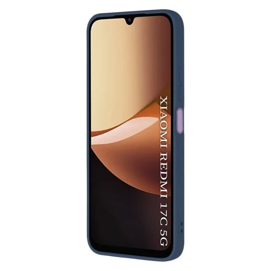 Калъф за телефон за Xiaomi Redmi 17C 5G SoftFlex - Techsuit - Тъмносин
