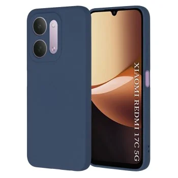 Калъф за телефон за Xiaomi Redmi 17C 5G SoftFlex - Techsuit - Тъмносин