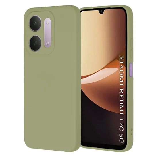 Калъф за телефон за Xiaomi Redmi 17C 5G SoftFlex - Techsuit - Зелен матча