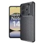 Калъф за телефон Xiaomi Redmi Note 14 4G – Techsuit CarbonFiber – Черен