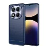 Калъф за телефон Xiaomi Redmi Note 14 Pro 4G / Poco F7 – Techsuit Carbon Silicone – Син
