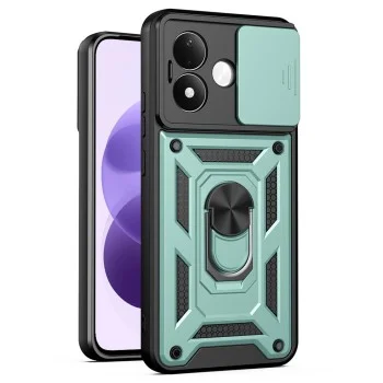 Калъф за телефон за Xiaomi Redmi Note 17 4G / Redmi Note 17 5G CamShield Series - Techsuit - Зелен