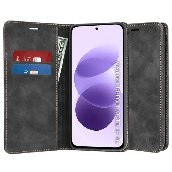 Калъф за телефон за Xiaomi Redmi Note 17 4G / Redmi Note 17 5G Confy Cover - Techsuit - Черен