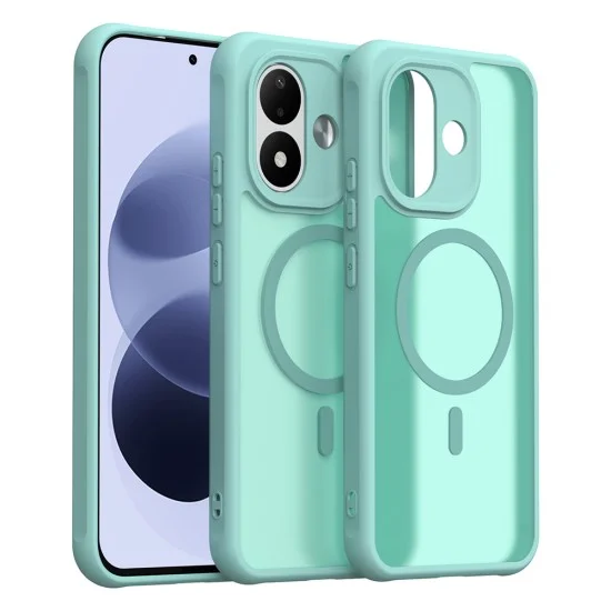 Калъф за телефон за Xiaomi Redmi Note 17 4G / Redmi Note 17 5G HaloFrost II MagSafe - Techsuit - Ментовозелен