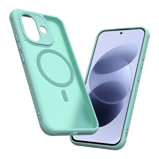 Калъф за телефон за Xiaomi Redmi Note 17 4G / Redmi Note 17 5G HaloFrost II MagSafe - Techsuit - Ментовозелен