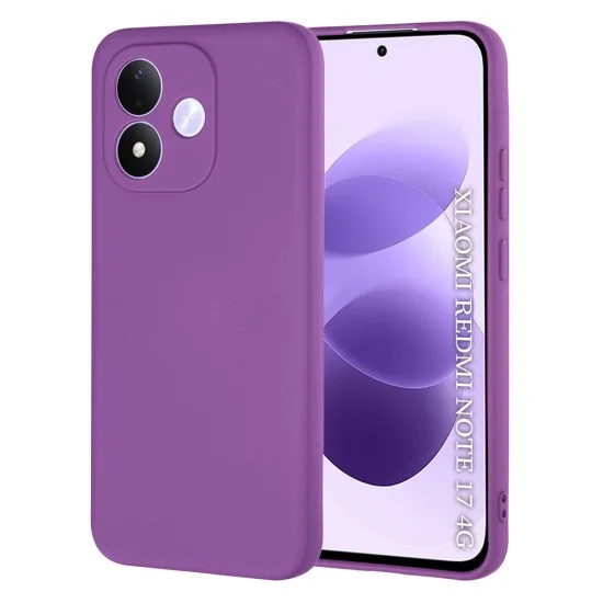 Калъф за телефон за Xiaomi Redmi Note 17 4G / Redmi Note 17 5G SoftFlex - Techsuit - Лилав