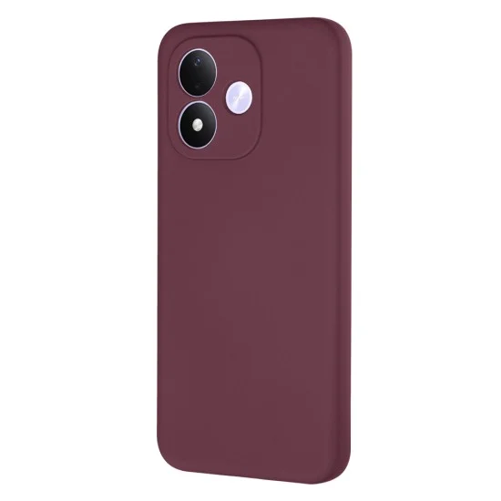 Калъф за телефон за Xiaomi Redmi Note 17 4G / Redmi Note 17 5G SoftFlex - Techsuit - Сливовочервен