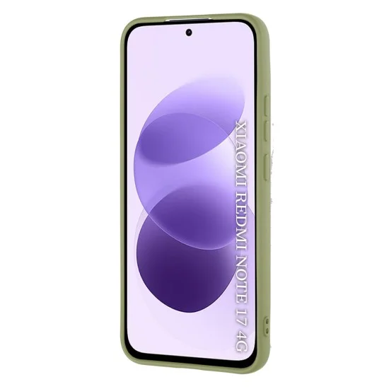 Калъф за телефон за Xiaomi Redmi Note 17 4G / Redmi Note 17 5G SoftFlex - Techsuit - Зелен матча