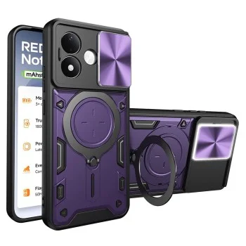Калъф за телефон за Xiaomi Redmi Note 17 Pro 5G CamGuard Pro - Techsuit - Лилав