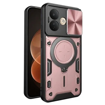 Калъф за телефон за Xiaomi Redmi Note 17 Pro 5G CamGuard Pro - Techsuit - Розово злато