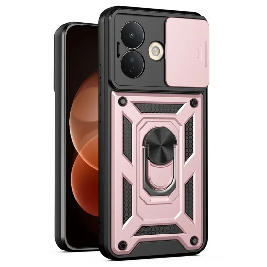 Калъф за телефон за Xiaomi Redmi Note 17 Pro 5G CamShield Series - Techsuit - Розово злато