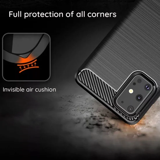 Калъф за телефон за Xiaomi Redmi Note 17 Pro 5G Carbon Silicone - Techsuit - Син