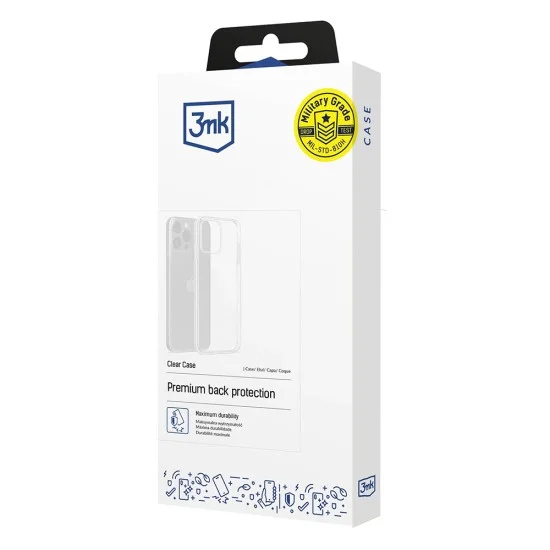 Калъф за телефон за Xiaomi Redmi Note 17 Pro 5G Clear Case - 3mk - Прозрачен