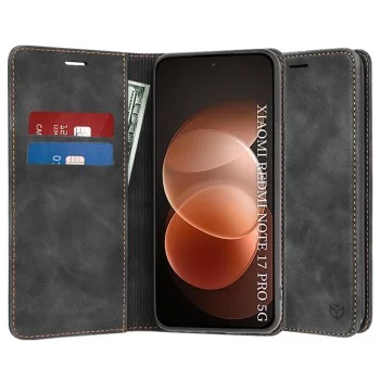 Калъф за телефон за Xiaomi Redmi Note 17 Pro 5G Confy Cover - Techsuit - Черен