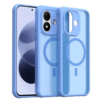 Калъф за телефон за Xiaomi Redmi Note 17 Pro 5G HaloFrost II MagSafe - Techsuit - Небесносин