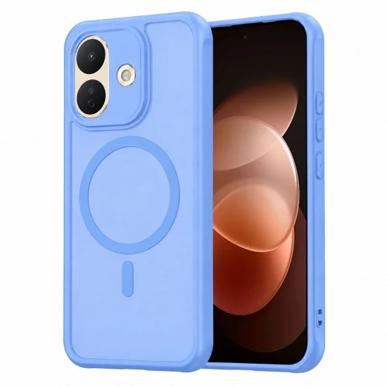 Калъф за телефон за Xiaomi Redmi Note 17 Pro 5G HaloFrost II MagSafe - Techsuit - Небесносин