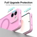 Калъф за телефон за Xiaomi Redmi Note 17 Pro 5G HaloFrost II MagSafe - Techsuit - Розов