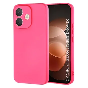 Калъф за телефон за Xiaomi Redmi Note 17 Pro 5G SoftFlex - Techsuit - Яркорозов