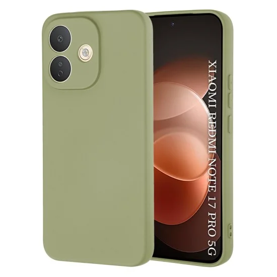 Калъф за телефон за Xiaomi Redmi Note 17 Pro 5G SoftFlex - Techsuit - Зелен матча