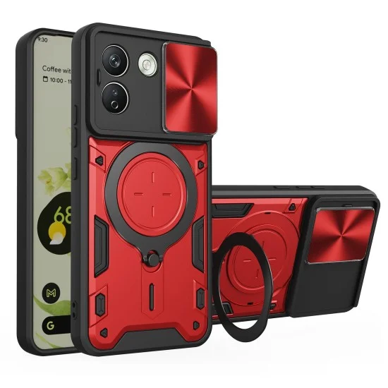 Калъф за телефон за Xiaomi Redmi Note 17 Pro Max CamGuard Pro - Techsuit - Червен