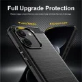 Калъф за телефон за Xiaomi Redmi Note 17 Pro Max Carbon Silicone - Techsuit - Черен