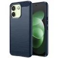 Калъф за телефон за Xiaomi Redmi Note 17 Pro Max Carbon Silicone - Techsuit - Син