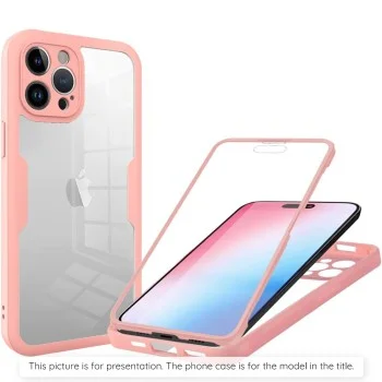 Калъф за телефон за Xiaomi Redmi Note 17 Pro Max ColorVerse 360 Series с протектор за дисплей - Techsuit - Розов