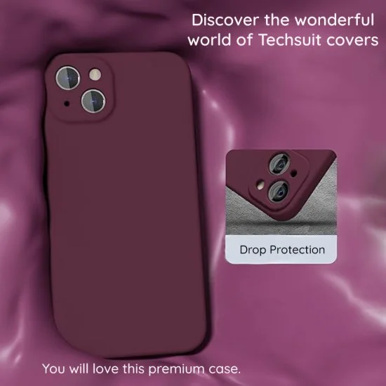 Калъф за телефон за Xiaomi Redmi Note 17 Pro Max SoftFlex - Techsuit - Яркорозов