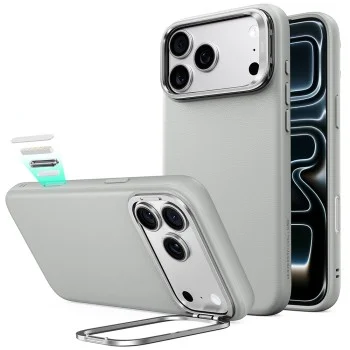 Калъф за телефон за iPhone 18 Pro Max / iPhone 17 Pro Max Atelier Magnetic Kickstand - ESR - Сив