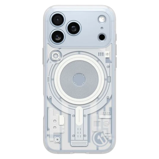 Калъф за телефон за iPhone 18 Pro Max / iPhone 17 Pro Max C11 Ultra Hybrid MagFit Element (ACS12307) - Spigen - Бял